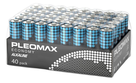 Б0059835 Батарейки Pleomax LR6-40 bulk Economy Alkaline (40/720/17280)