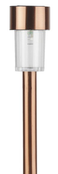 Б0007506 SL-SS32-CPR ЭРА Садовый светильник на солнечной батарее, нержавеющая сталь,  медный , 32 см (48/1440