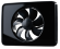 FRESH Intellivent Black интеллектуальный вентилятор накладной (цвет черный)