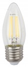 Лампочка светодиодная ЭРА F-LED B35-5W-827-E27 Е27 / Е27 5Вт филамент свеча теплый белый свет