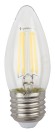 Лампочка светодиодная ЭРА F-LED B35-5W-827-E27 Е27 / Е27 5Вт филамент свеча теплый белый свет