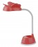 Б0031617 Настольный светильник ЭРА NLED-434-6W-R светодиодный красный