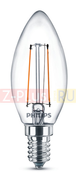 Лампа светодиодная Philips LED Classic 4-40W B35 E14 830 CL NDAPR