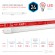 Б0032978 Лампа светодиодная ЭРА RED LINE ECO LED T8-24W-840-G13-1500mm G13 24Вт трубка стекло нейтральный белый свет