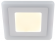 Б0017496 LED 4-9 BL Светильник ЭРА светодиодный квадратный c cиней подсветкой LED 9W  540LM 220V 4000K (40/60
