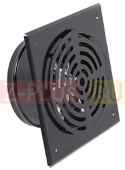 ВН 160 Вытяжной вентилятор Ванвент настенный (чёрный/белый) (400 m³/h)