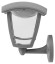 Садово-парковый светильник ЭРА ДБУ 07-8-001 Дели серый