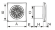 Вытяжной вентилятор DiCiTi AURA 4C 8.4 Вт 100 CHROME бесшумный с обратным клапаном