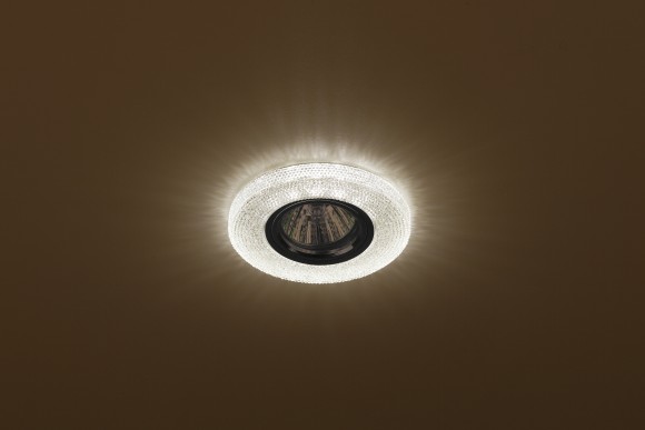 Б0018778 DK LD1 BR Светильник ЭРА декор cо светодиодной подсветкой,  коричневый (50/1400)