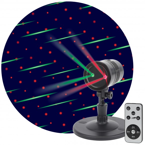Б0041642 ENIOP-01 ЭРА Проектор Laser Метеоритный дождь мультирежим 2 цвета, 220V, IP44 (16/288)
