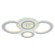 Потолочная светодиодная люстра Profit Light 8040/2+2 WHT