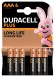 Б0056033 Батарейки Duracell 5014215 ААА алкалиновые 1,5v 6 шт. LR03-6BL PLUS (6/60/36000)