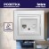 Б0027621 Розетка Intro Plano 1-303-01 информационная RJ45, IP20, СУ, белый