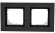 ATN441002 Рамка 2-м AtlasDesign Aqua IP44 карбон SE ATN441002