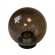 Садово-парковый светильник ЭРА НТУ 01-100-305 шар дымчатый на опору / кронштейн IP44 Е27 max100Вт d300mm