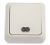 SQ1801-0009 Выключатель 1-кл. открытой установки с подсветкой IP20 10А, белый Ладога TDM