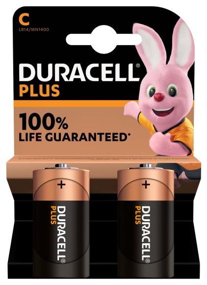 Б0056038 Батарейки Duracell 5014433 С алкалиновые 1,5v 2 шт. LR14-2BL PLUS (2/20/6440)