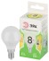LED P45-8W-830-E14 GL Лампочка светодиодная ЭРА GREEN LINE LED P45-8W-830-E14 GL E14 8 Вт шар теплый свет