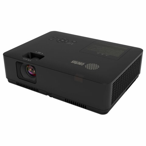 Проектор CACTUS CS-S2.B, 3LCD, 1024x768, 16:9, 4:3, 40000лм, 15000:1, 4,7 кг