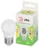 LED P45-8W-830-E27 GL Лампочка светодиодная ЭРА GREEN LINE LED P45-8W-830-E27 GL E27 8 Вт шар теплый свет