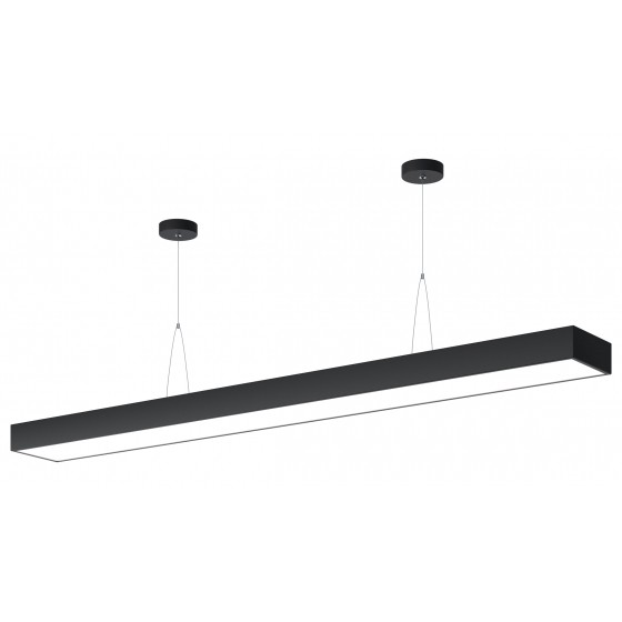 Б0058861 Светильник LED ЭРА Geometria SPO-114-B-40K-036 Block 36Вт 4000К 2800Лм IP40 1200*130*50 черный подвесной драйвер внутри