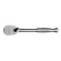 Ключ-трещотка 1/4", CrV, 120 зубьев, цельнометаллический, хром Gross