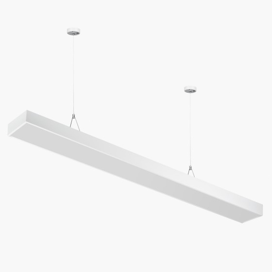 Б0058862 Светильник LED ЭРА Geometria SPO-114-W-40K-036 Block 36Вт 4000К 2800Лм IP40 1200*130*50 белый подвесной драйвер внутри