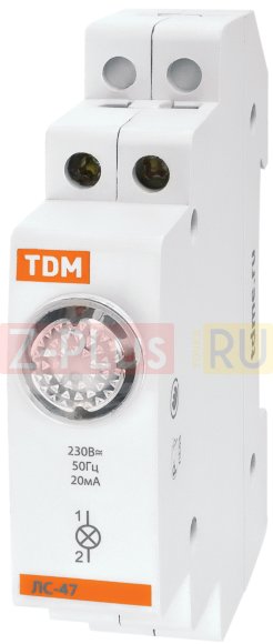 Lampa signal'naja LS-47 sinjaja (LED) ACDC TDM SQ0214-0007 z-plus.ru.jpg