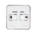 Schneider electric BLANCA РОЗЕТКА б/з без шторок ИЗОЛ.ПЛ., 16А, 250В, МОЛОЧНЫЙ