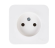 Schneider electric BLANCA РОЗЕТКА б/з без шторок ИЗОЛ.ПЛ., 16А, 250В, МОЛОЧНЫЙ
