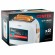 Тостер CENTEK CT-1420, 750 Вт, 2 тоста, 7 режимов, пластик, белый