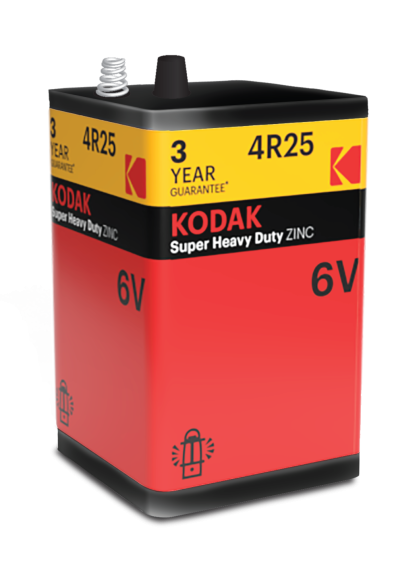 Б0047498 Батарейки Kodak 4R25-1S SUPER HEAVY DUTY Zinc [4R25-SP1G, 6.0V] (6/24/936)