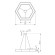 Подвесной светодиодный cветильник Geometria ЭРА Hexagon SPO-124-W-40K-051 51Вт 4000К белый Б0050556