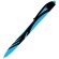Ручка шариковая автоматическая BRAUBERG ULTRA COLOR NEON, soft-touch, СИНЯЯ, пишущий узел 0,7 мм, линия 0,35 мм, 144203