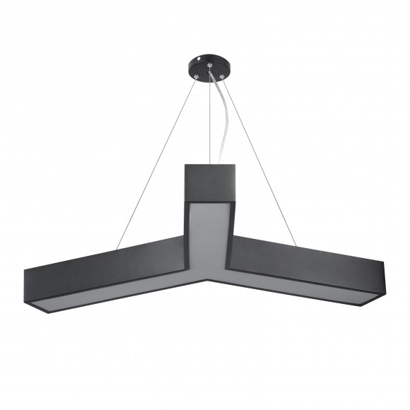 Б0050571 Светильник LED ЭРА Geometria SPO-143-B-40K-056 Igrek 56Вт 4000К 3700Лм IP40 900*900*80 черный подвесной