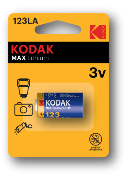 Б0005146 Батарейки Kodak CR123 [ K123LA] MAX Lithium (6/12/10800)