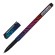 Ручка шариковая BRAUBERG SOFT TOUCH GRIP "NEON ZEBRA", СИНЯЯ, мягкое покрытие, узел 0,7 мм, 143721