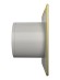 SLIM 5C Gold Вентилятор накладной SLIM D100 обратный клапан Gold DICITI