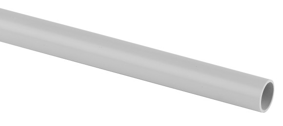 Б0037548 Труба ПВХ гладкая жесткая ЭРА TRUB-32-2-PVC 2х метровая легкая серая d 32мм 48м