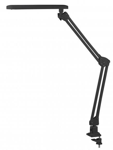 Настольный светильник ЭРА NLED-441-7W-BK светодиодный на струбцине черный