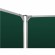 Доска для мела магнитная 3-х элементная, 100х170/340 см, 5 рабочих поверхностей, зеленая, BOARDSYS, ТЭ-340М