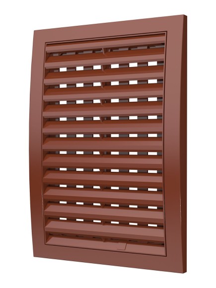 Решетка вентиляционная РРПН разъемная регулируемая 180х250 ASA Terracotta ERA