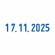 Датер-мини месяц цифрами, оттиск 22х4 мм, синий, TRODAT 4820 BANK, корпус черный, 82498