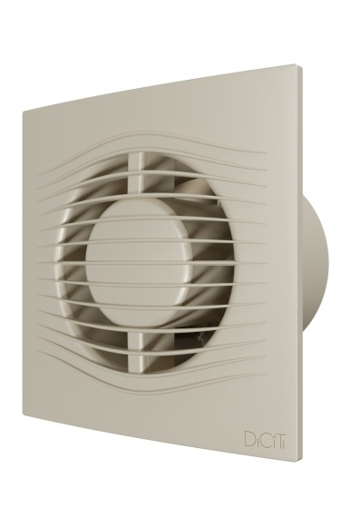 SLIM 4C Ivory Вентилятор накладной SLIM D100 обратный клапан Ivory DICITI