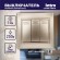 Б0030051 1-106-04 Intro Выключатель тройной, 10А-250В, IP20, СУ, Plano, шампань (10/200/2400)