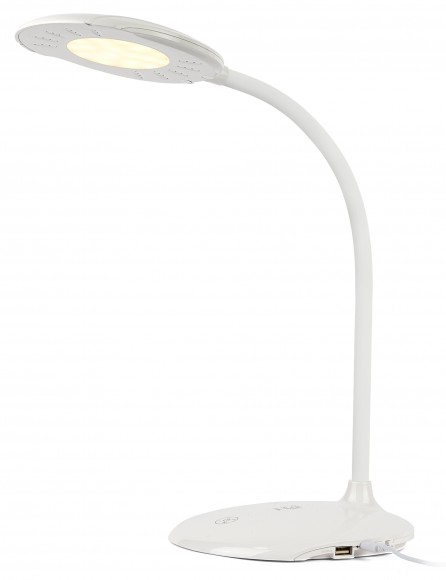 Настольный светильник ЭРА NLED-457-6W-W светодиодный белый