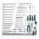 Набор инструментов, 1/4", 1/2", CrV, 120 зубьев, 101 предмет Gross