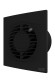 SLIM 4C Matt Black Вентилятор накладной SLIM D100 обратный клапан  Matt black DICITI