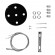 Б0050589 Светильник LED ЭРА Geometria SPO-164-B-40K-110 Quadro 110Вт 4000К 17300Лм IP40 800х800х80 мм черный подвесной