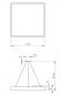 Б0050589 Светильник LED ЭРА Geometria SPO-164-B-40K-110 Quadro 110Вт 4000К 17300Лм IP40 800х800х80 мм черный подвесной